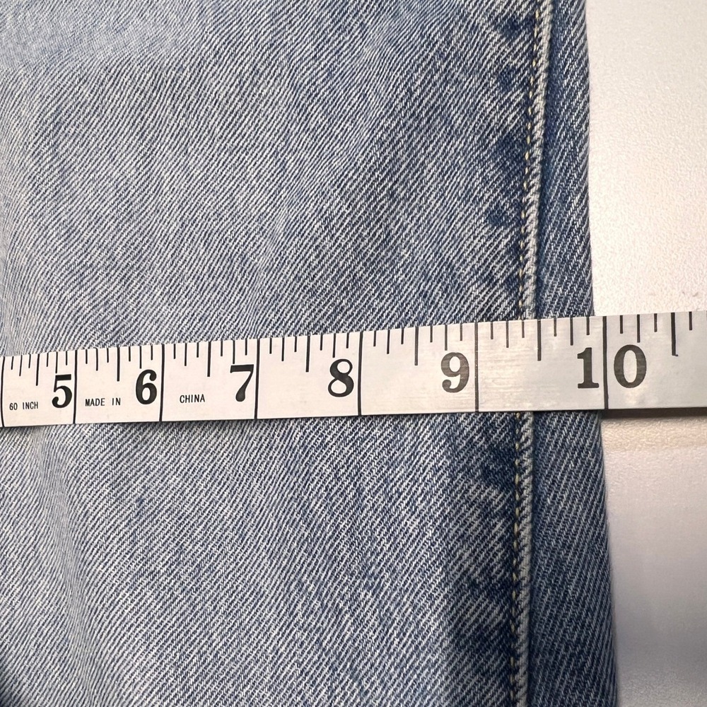 Levis 94 Baggy Jeans Womens 24 Light Wash High Rise Straight Leg Blue Skater - Picture 7 of 8